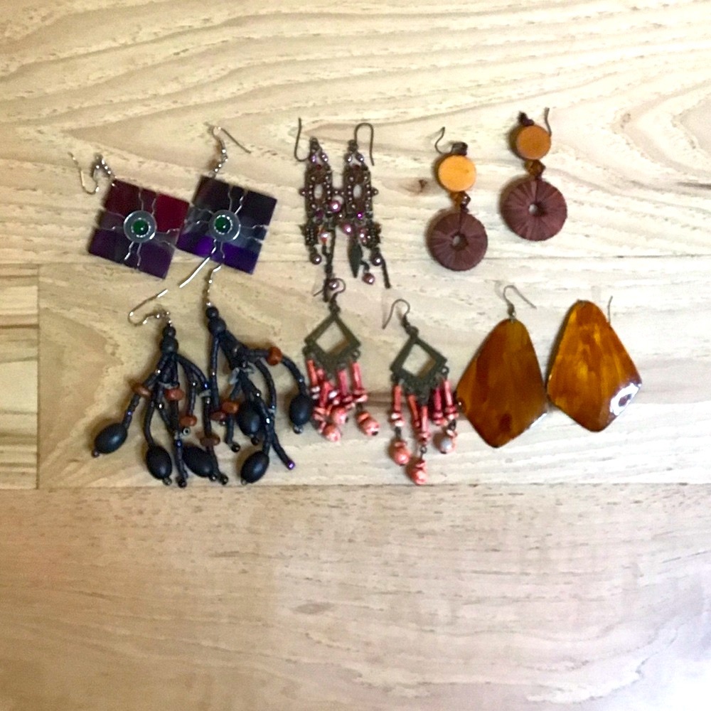 3/$20 + $4.99 SHIPPING  ON ALL JEWELRY OVER $15 Boho Earring Lot